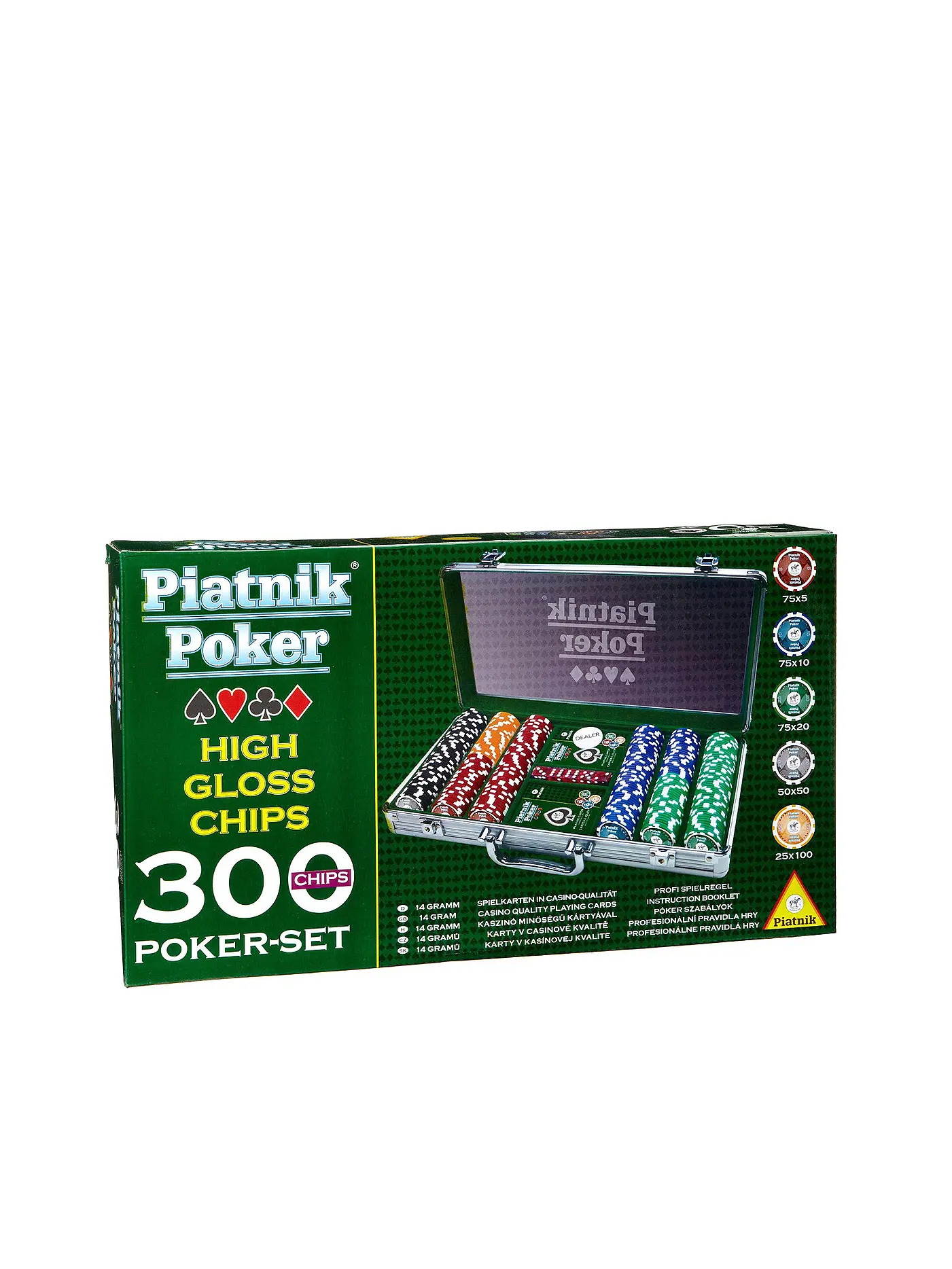 PIATNIK | Pokerkoffer 300 High Gloss | 